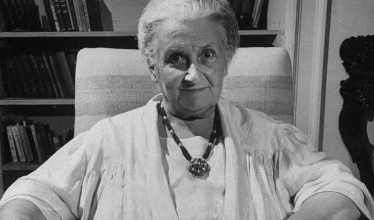 La dott.ssa Maria Tecla Artemisia Montessori