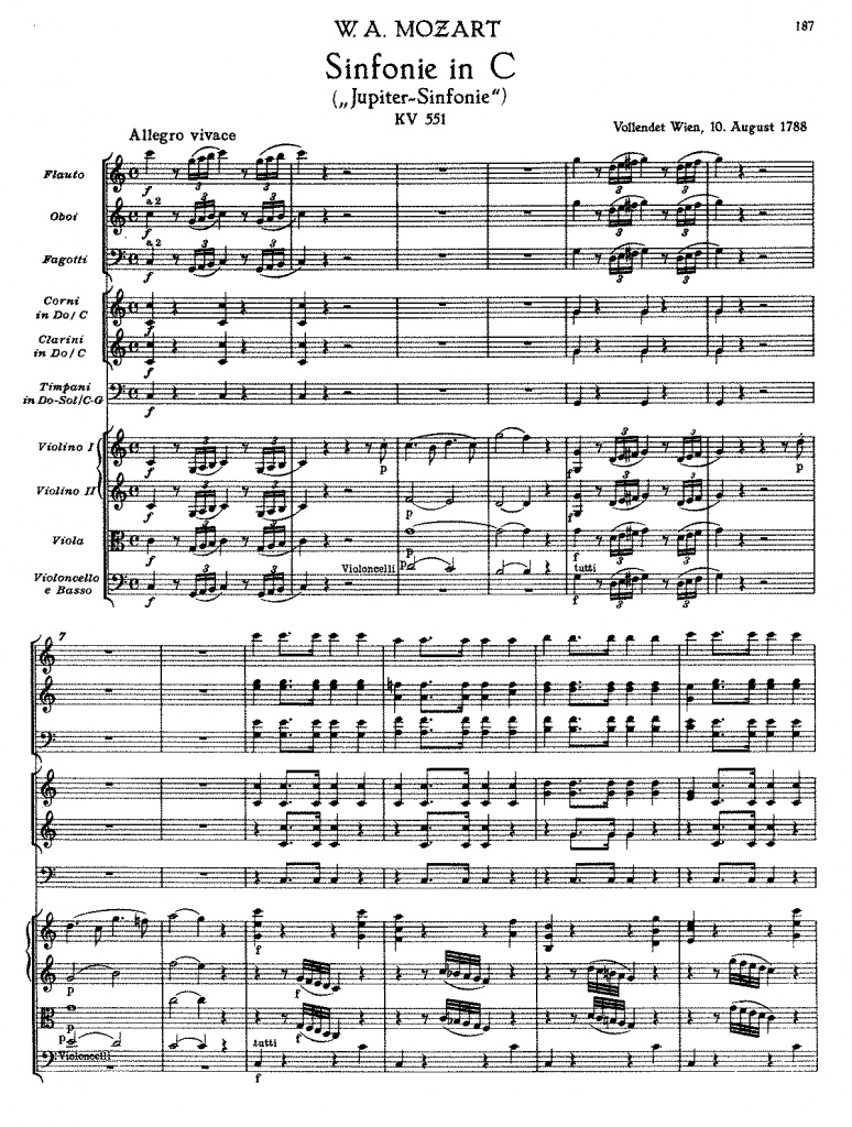 Mozart Sinfonia n41