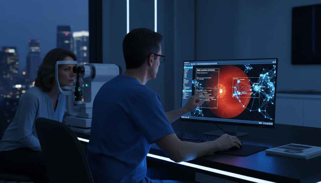 Analisi retinica con IA per rischio cardiovascolare