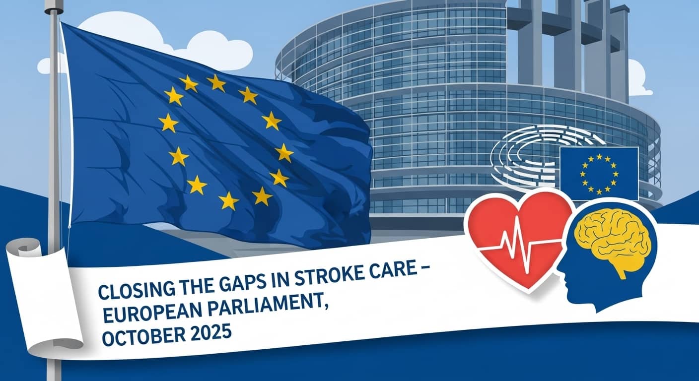 Evento 2025: Parlamento europeo e logo “Closing the Gaps”.